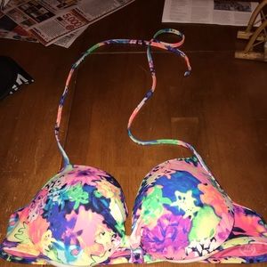 PINK padded bikini top